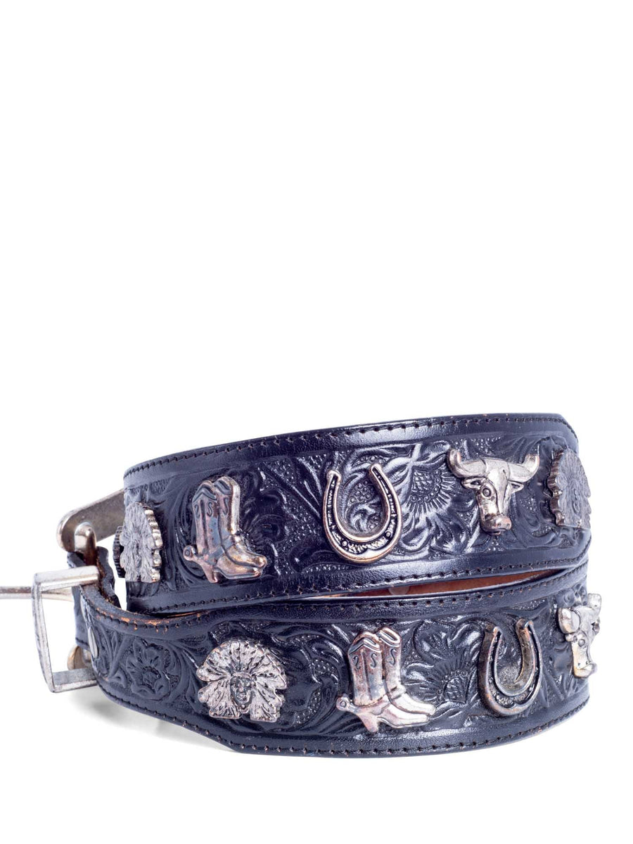 Pre-owned Louis Vuitton Leather Belt In Multicolour