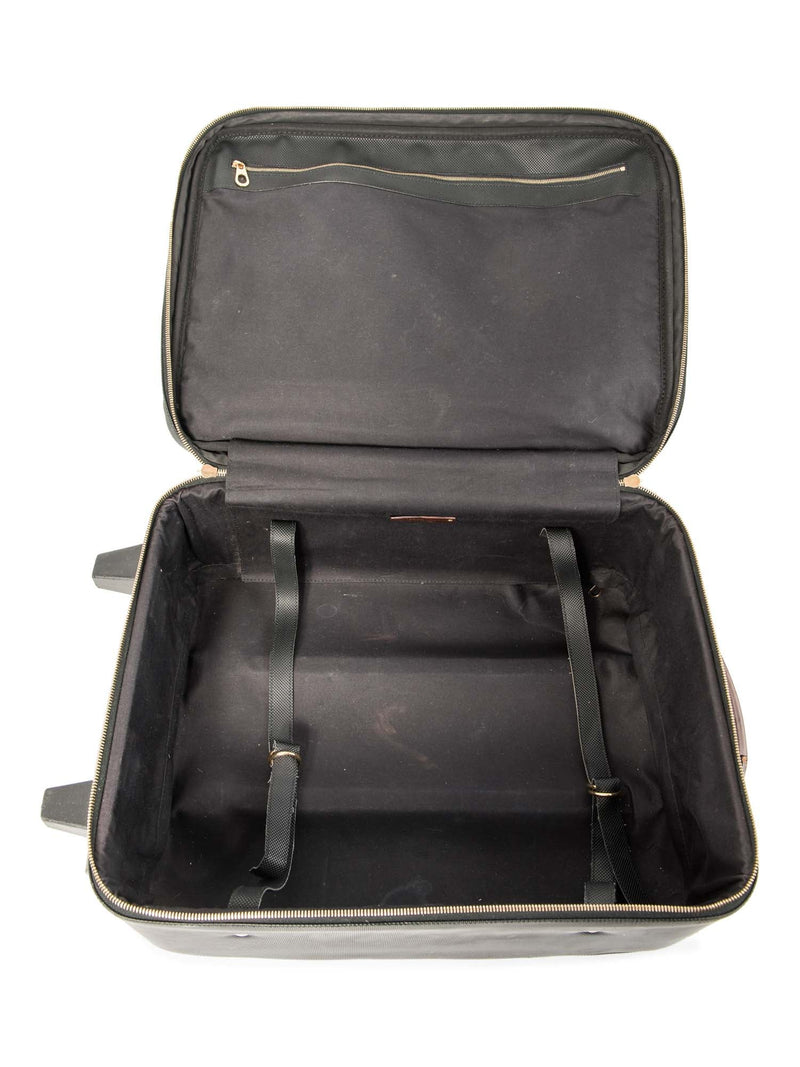 Bottega Veneta Carry-On Suitcase Black Brown-designer resale