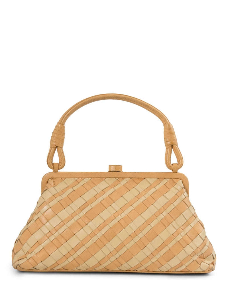 Bottega Veneta Intrecciato Leather Top Handle Bag-designer resale