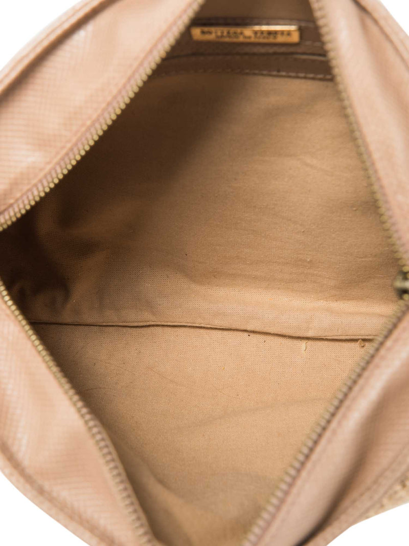 Bottega Veneta Vintage Woven Raffia Large Clutch Beige-designer resale