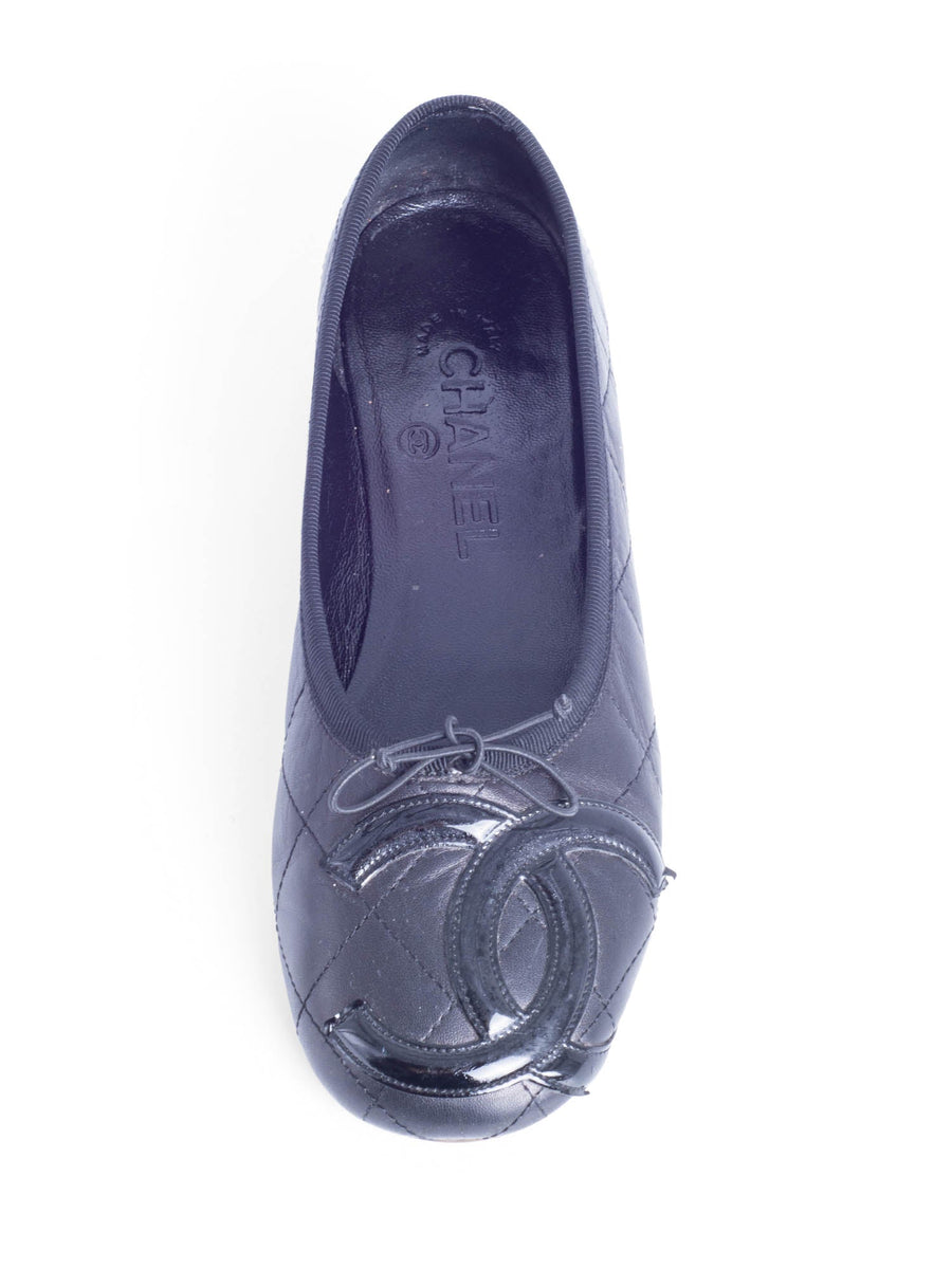 quilted chanel flats