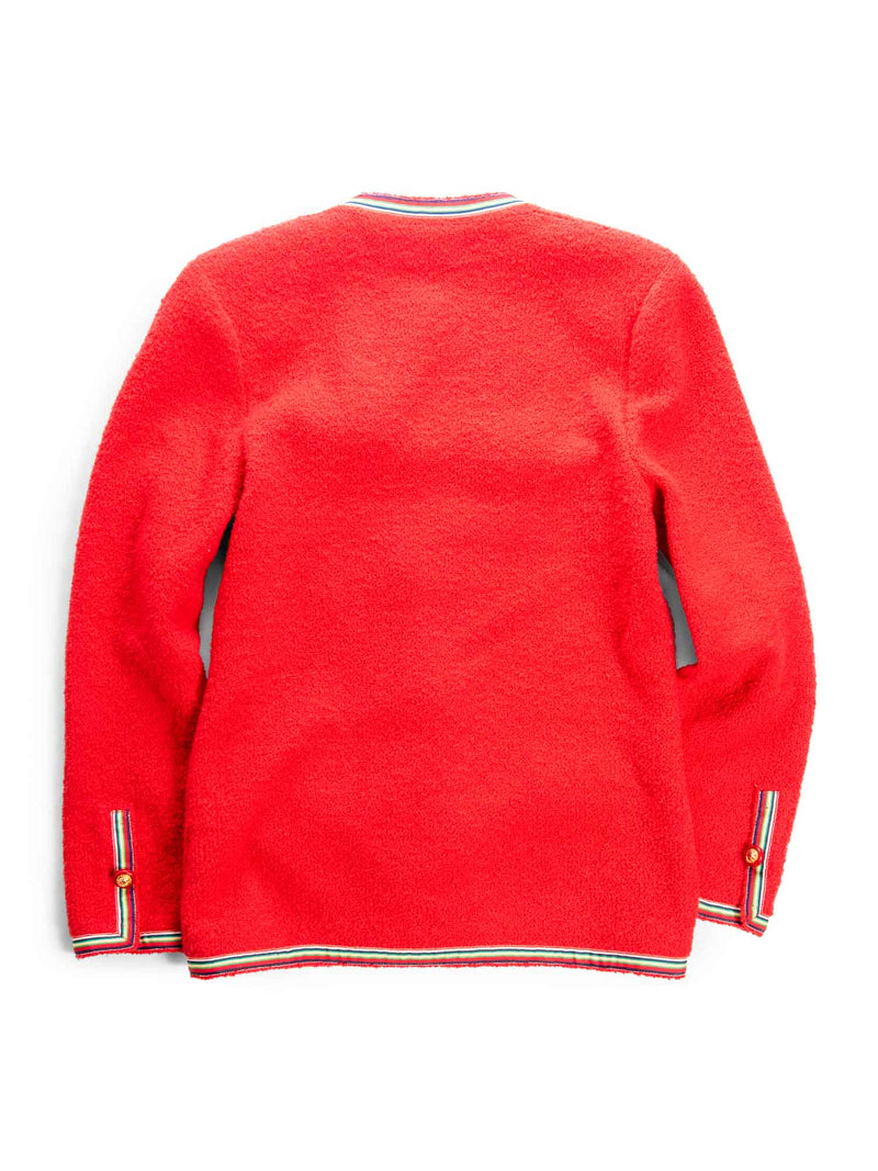 Cardiere et Cie Boucle Jacket Red Multicolor-designer resale