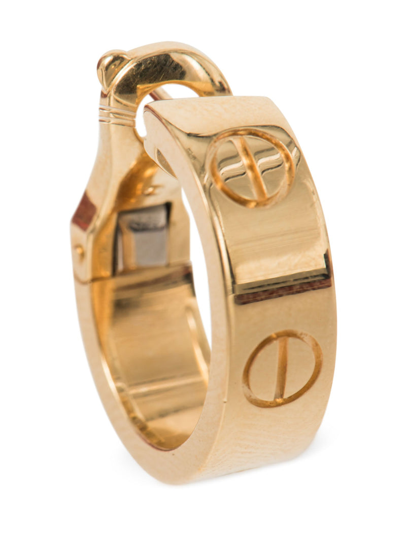 Cartier 18K Gold Love Earrings-designer resale