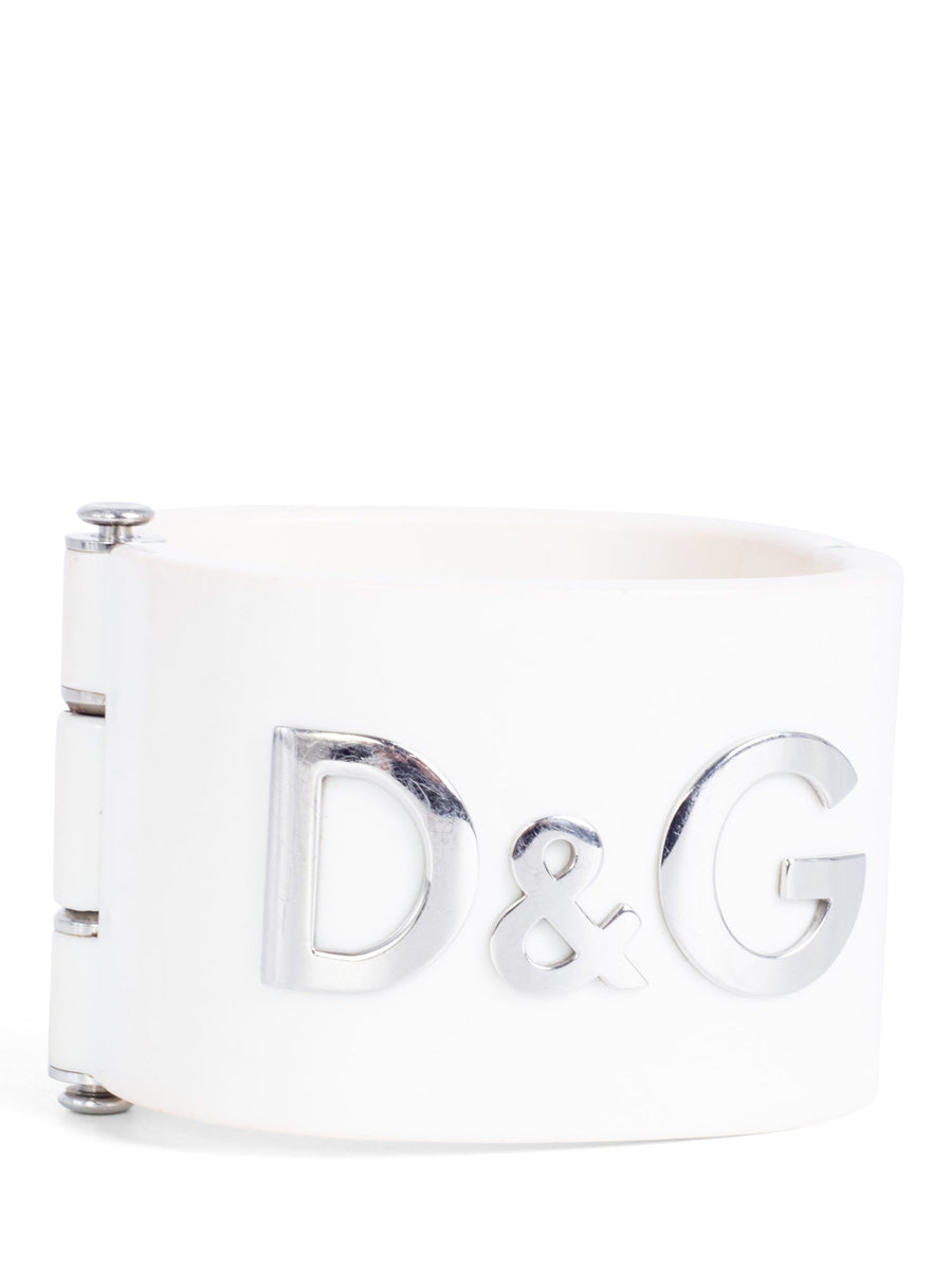 Dolce-Gabbana-Logo-Cuff-Bangle