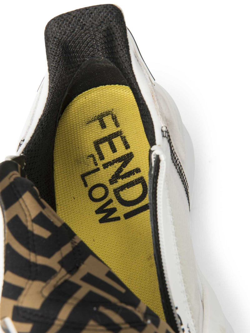 Fendi Zucca Logo Translucent Chunky Sneakers White-designer resale