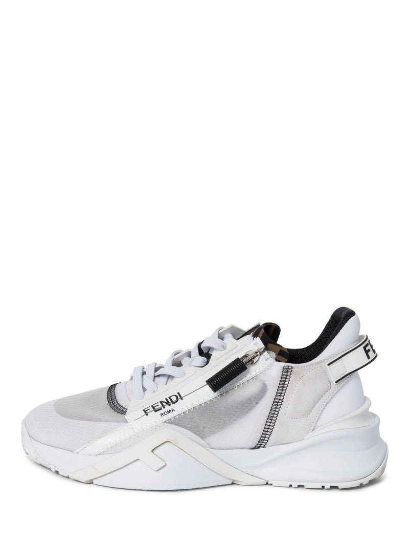 Fendi Zucca Logo Translucent Chunky Sneakers White-designer resale