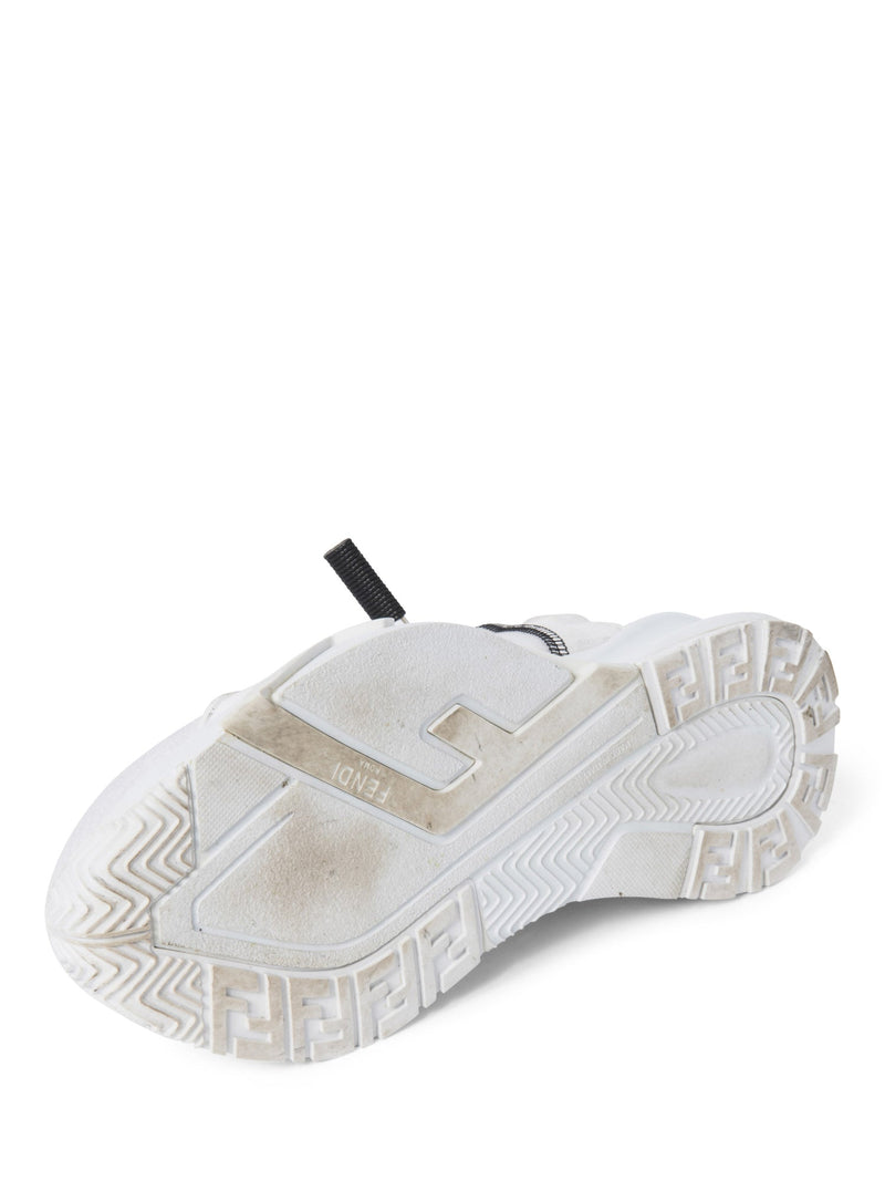 Fendi Zucca Logo Translucent Chunky Sneakers White-designer resale