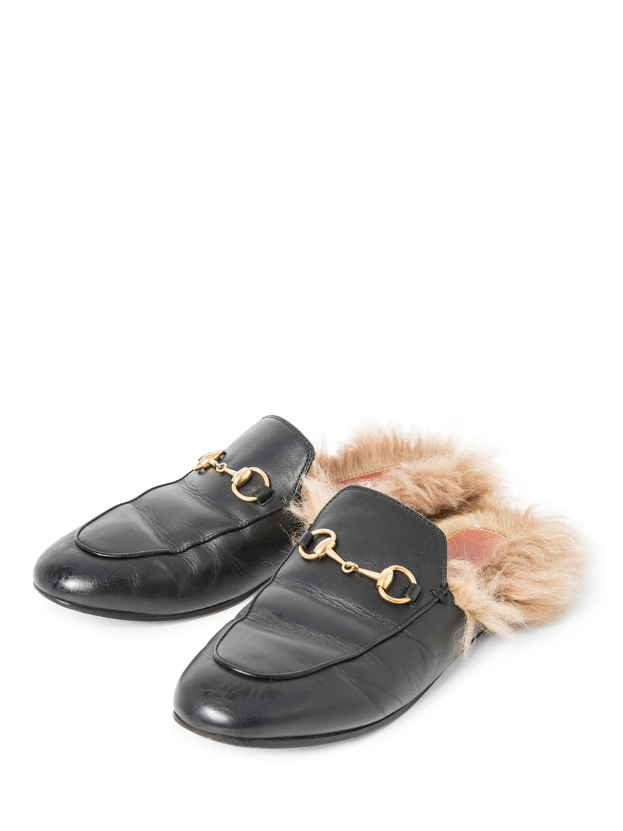 靴 Gucci Gold-Bid Leather Loafers 6 1/2B Gucci Genuine Jordaan Leather Loafer Men's with Gold Horsbit