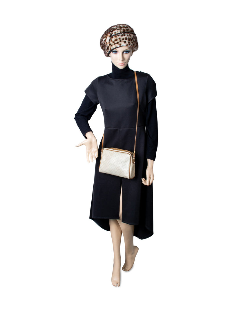 Gucci Vintage GG Supreme Messenger Bag Beige Brown-designer resale