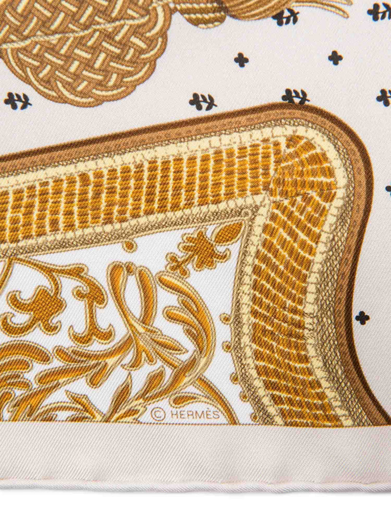 Hermes Silk Mini Pocket Scarf Orange-designer resale