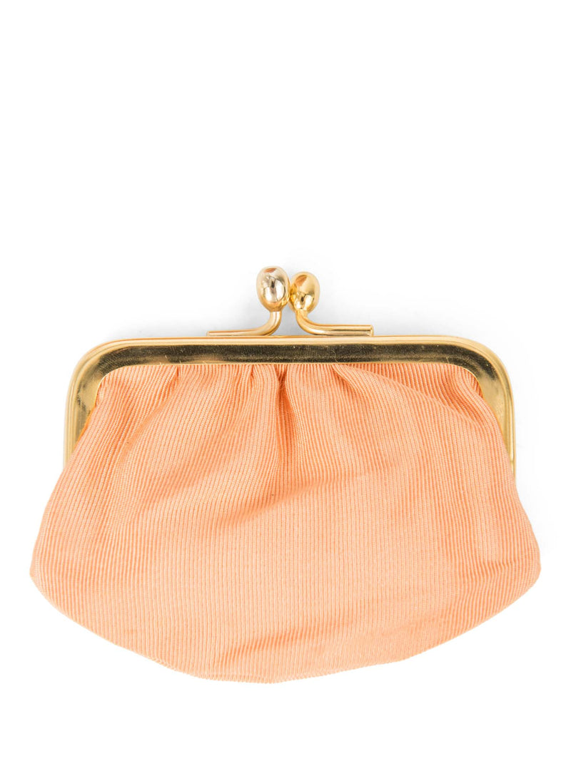 Judith Lieber Shiny Lizard Rhinestone Clutch On Chain Blush Pink-designer resale