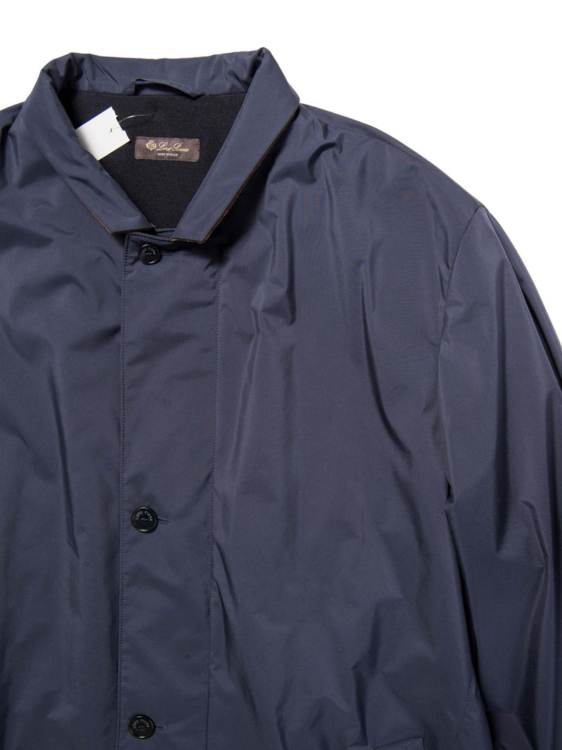 Loro Piana Men Sebring Cashmere Zippered Jacket Navy XXL-designer resale