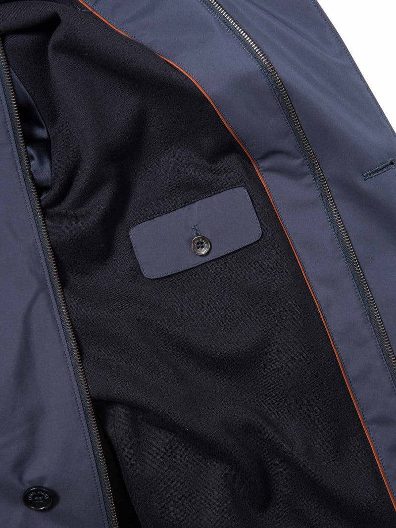 Loro Piana Men Sebring Cashmere Zippered Jacket Navy XXL-designer resale