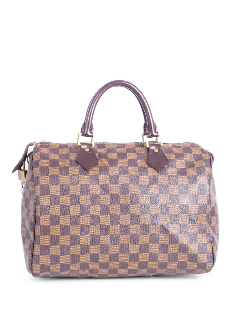 Louis Vuitton Damier Ebene Speedy Bag 30 Brown-designer resale