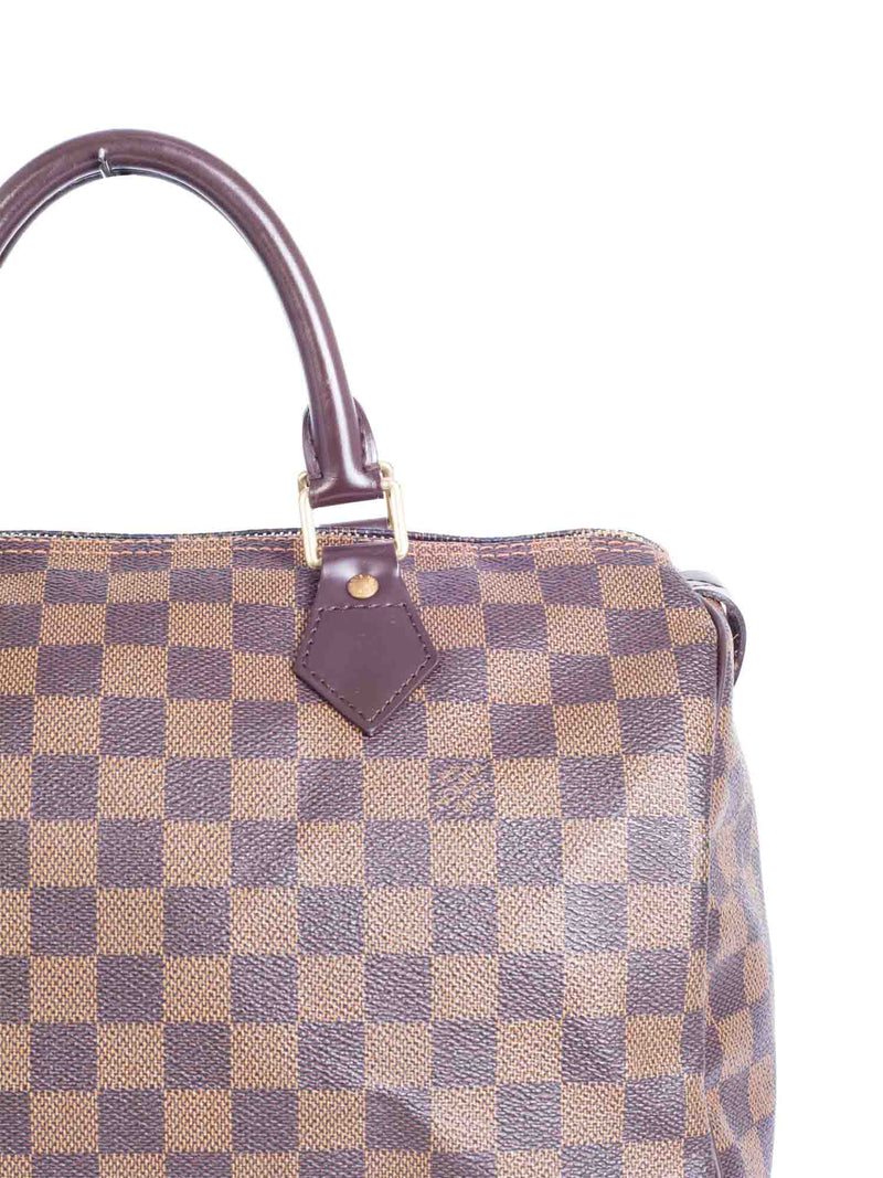 Louis Vuitton Damier Ebene Speedy Bag 30 Brown-designer resale