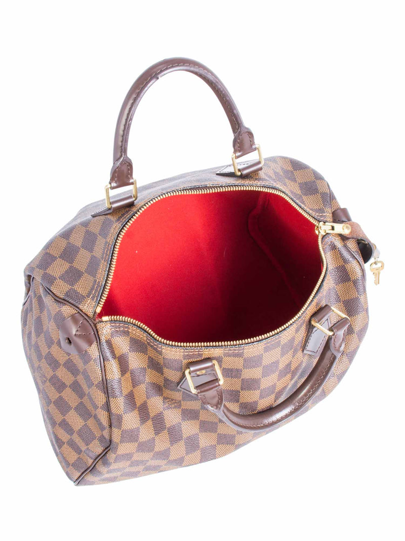 Louis Vuitton Damier Ebene Speedy Bag 30 Brown-designer resale