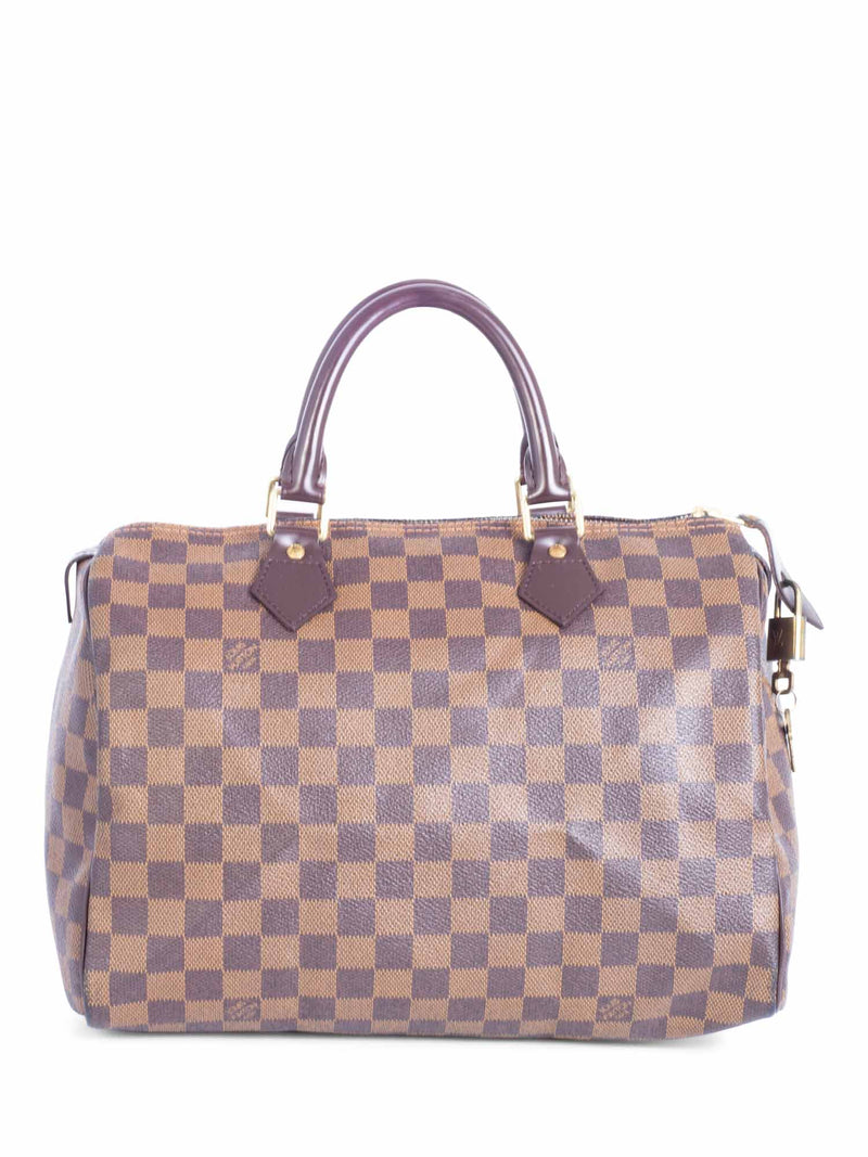 Louis Vuitton Damier Ebene Speedy Bag 30 Brown-designer resale