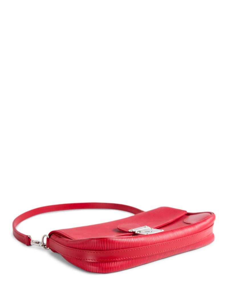 Louis Vuitton Epi Leather Chain Messenger Bag Red-designer resale