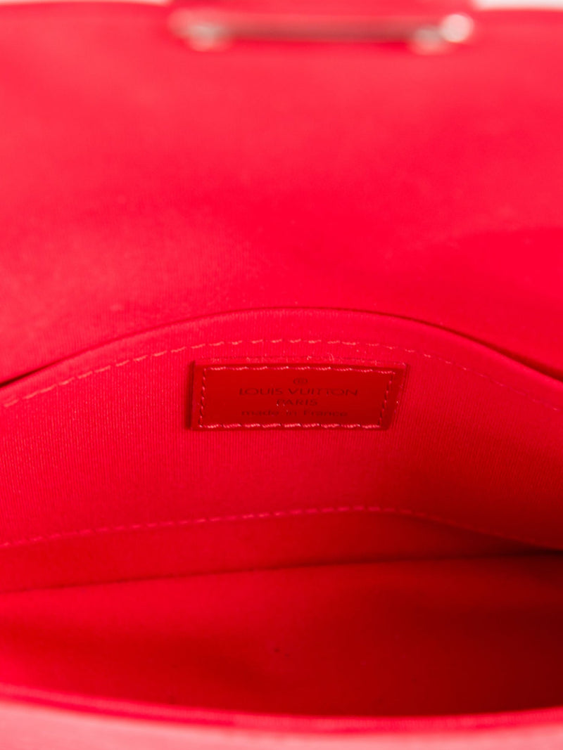 Louis Vuitton Epi Leather Chain Messenger Bag Red-designer resale