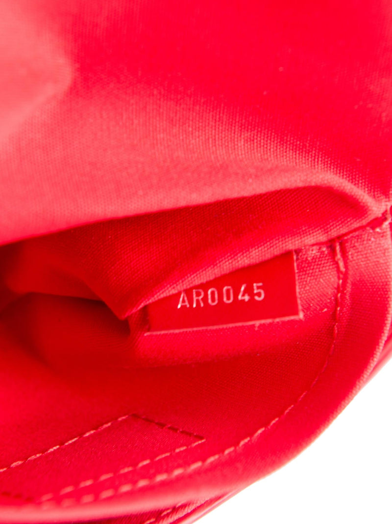 Louis Vuitton Epi Leather Chain Messenger Bag Red-designer resale