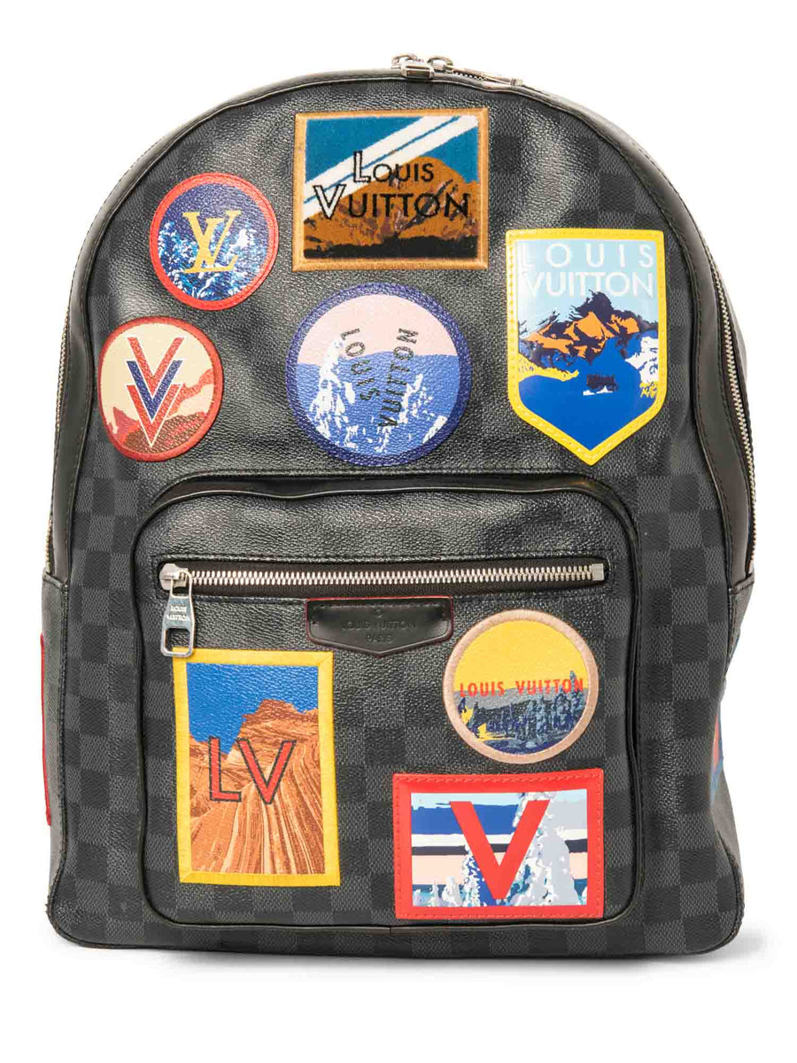 Louis Vuitton Logo Patch Damier Graphite Alps Josh Backpack Multicolor Louis Vuitton Logo Patch Damier Graphite Alps Josh Backpack Multicolor