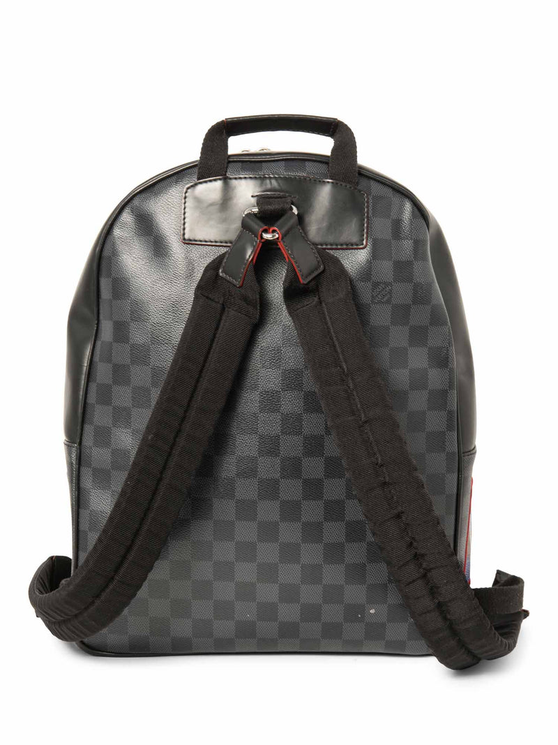 Louis Vuitton Logo Patch Damier Graphite Alps Josh Backpack Multicolor-designer resale