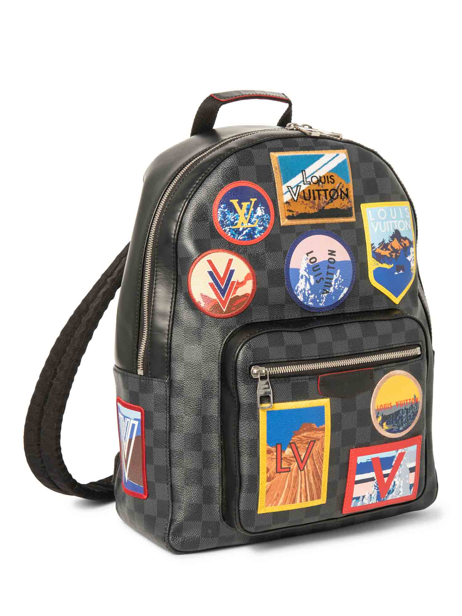 Louis Vuitton Logo Patch Damier Graphite Alps Josh Backpack Multicolor-designer resale