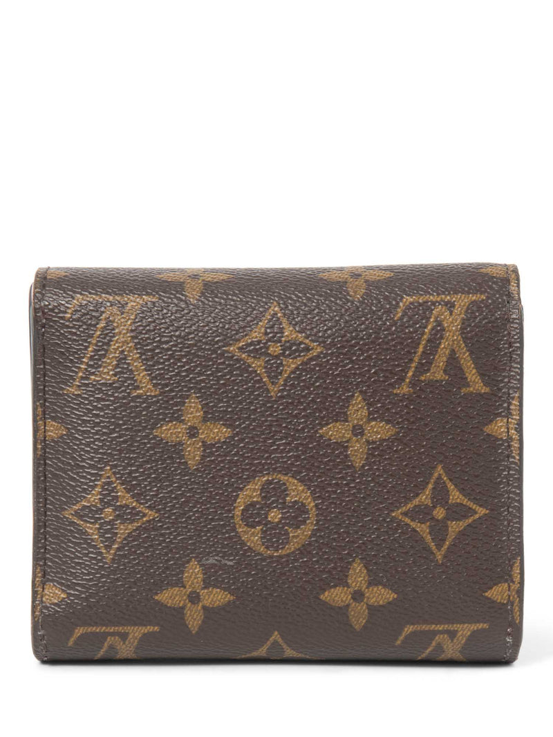 Louis Vuitton Monogram Ariane Compact Wallet Brown Pink-designer resale