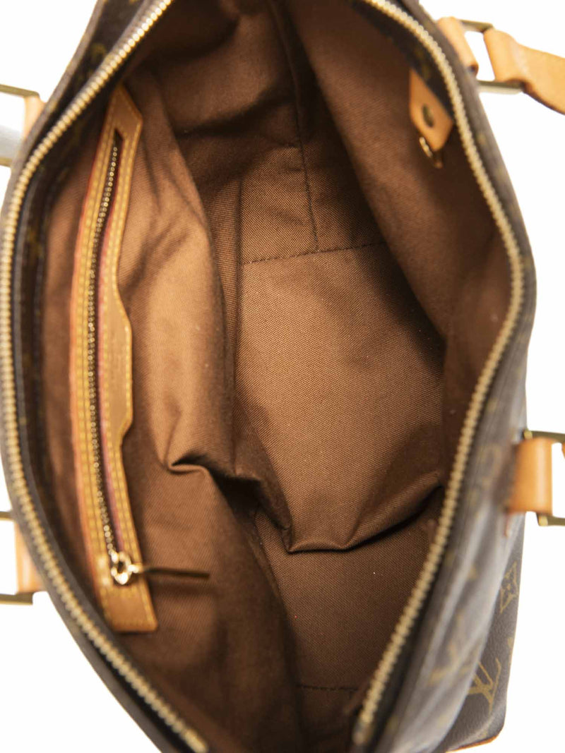 Louis Vuitton Monogram Cabas Piano Shopper Bag Brown-designer resale