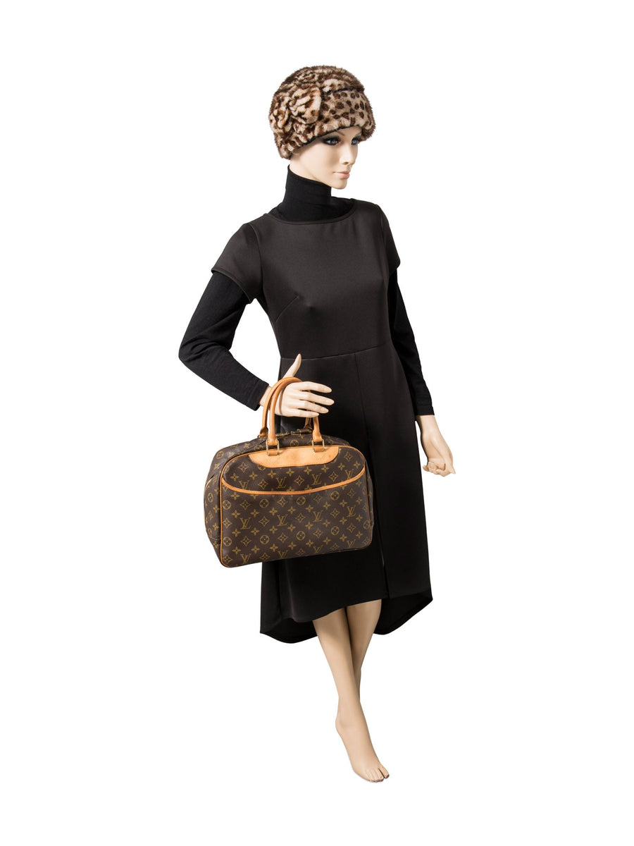 Louis Vuitton Monogram Deauville Bag Brown