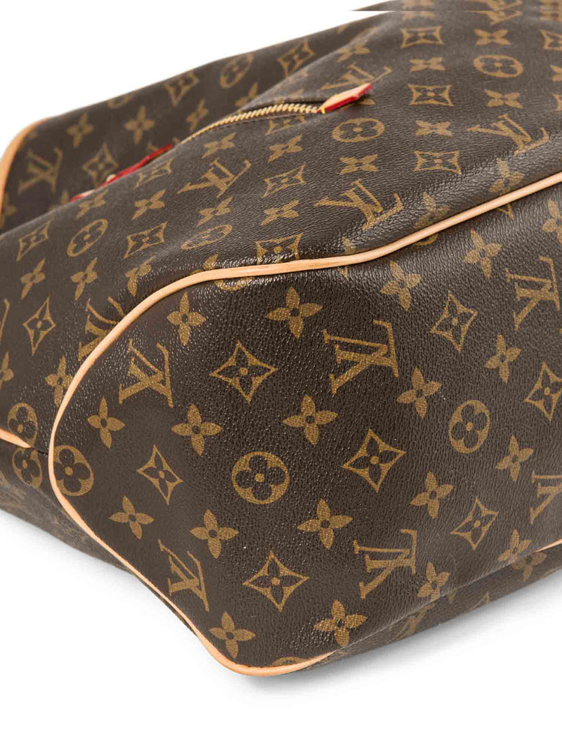 Louis Vuitton Monogram Delightful GM Hobo Bag Brown Gold-designer resale