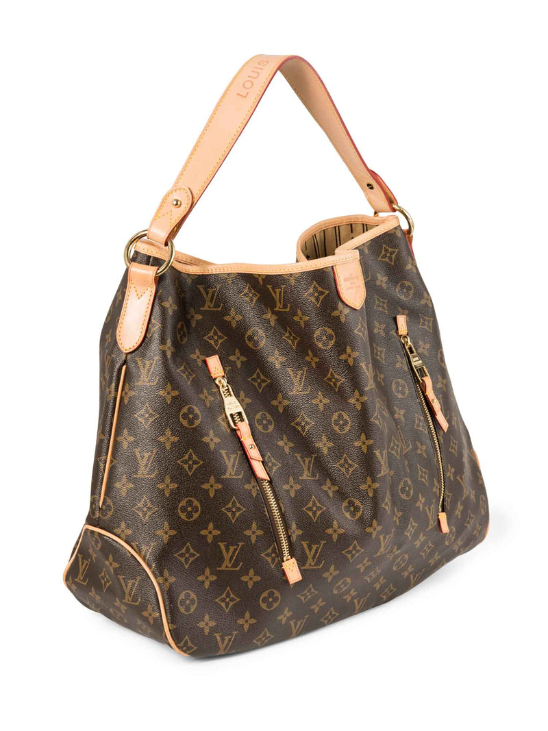 Louis Vuitton Monogram Delightful GM Hobo Bag Brown Gold-designer resale