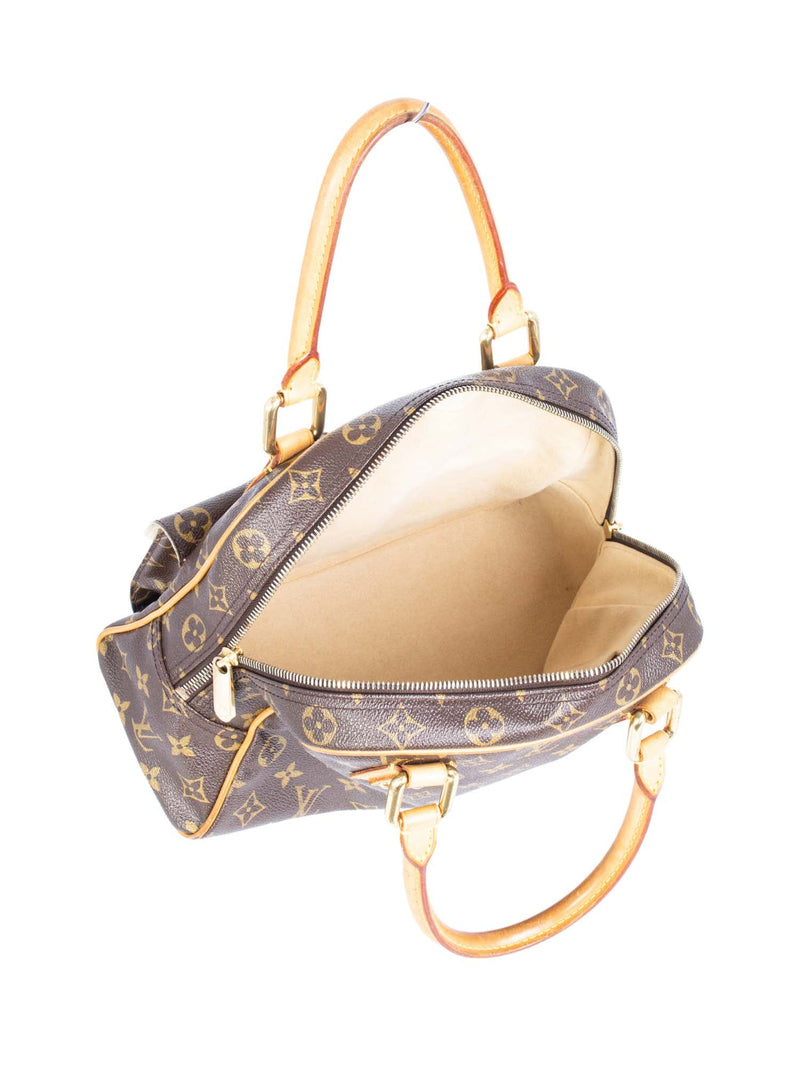 Louis Vuitton Monogram Manhattan PM Top Handle Bag Brown-designer resale