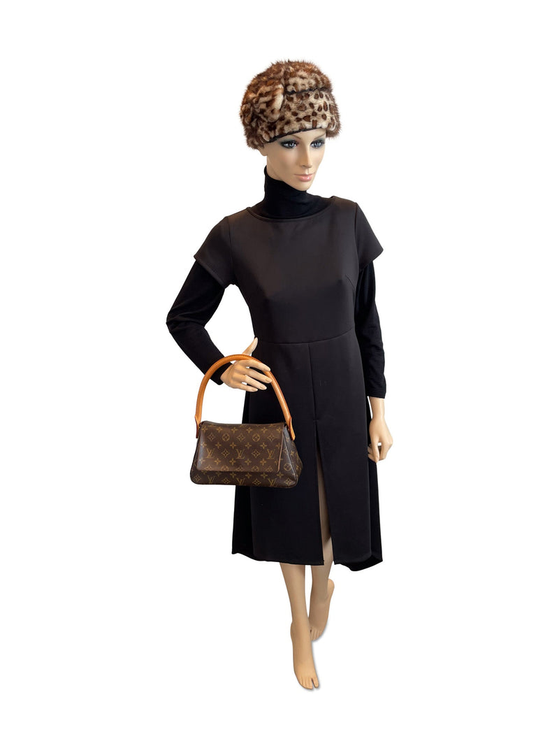 Louis Vuitton Monogram Mini Looping Bag Brown-designer resale
