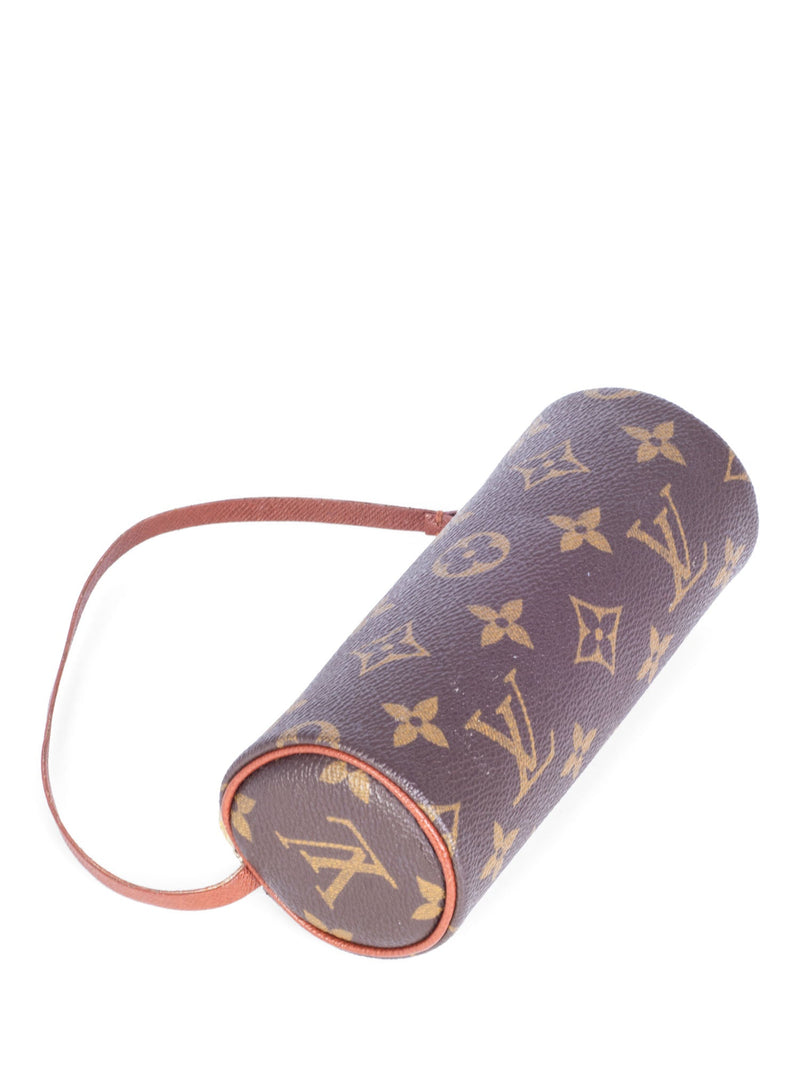Louis Vuitton Vintage Monogram Mini Papillon Pochette Bag Brown-designer resale