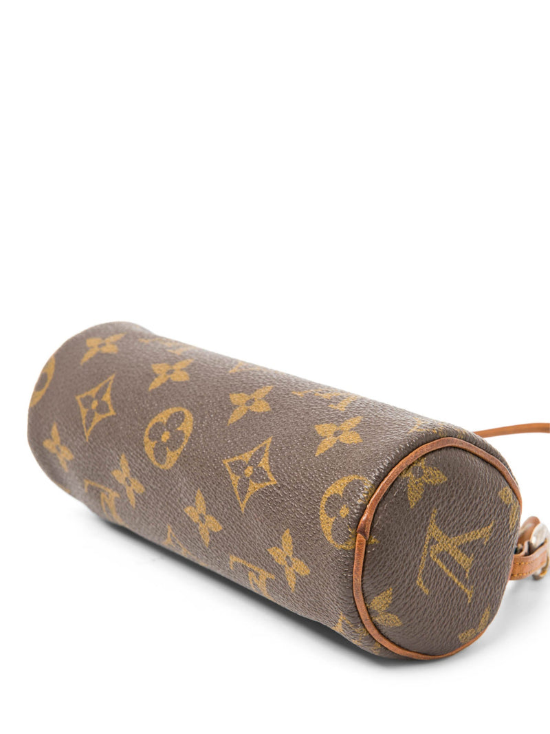Louis Vuitton Vintage Monogram Mini Papillon Pochette Bag Brown-designer resale