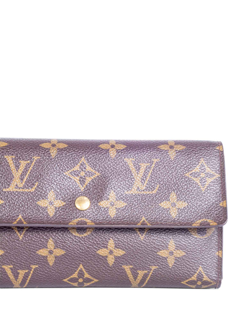 Louis Vuitton Vintage Monogram Porte Tresor International Wallet Brown-designer resale
