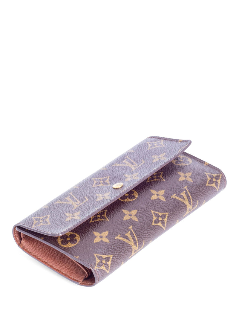 Louis Vuitton Vintage Monogram Porte Tresor International Wallet Brown-designer resale