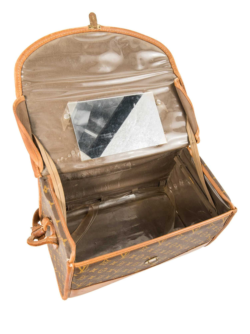 Louis Vuitton Vintage Monogram Travel Trunk Bag Brown-designer resale