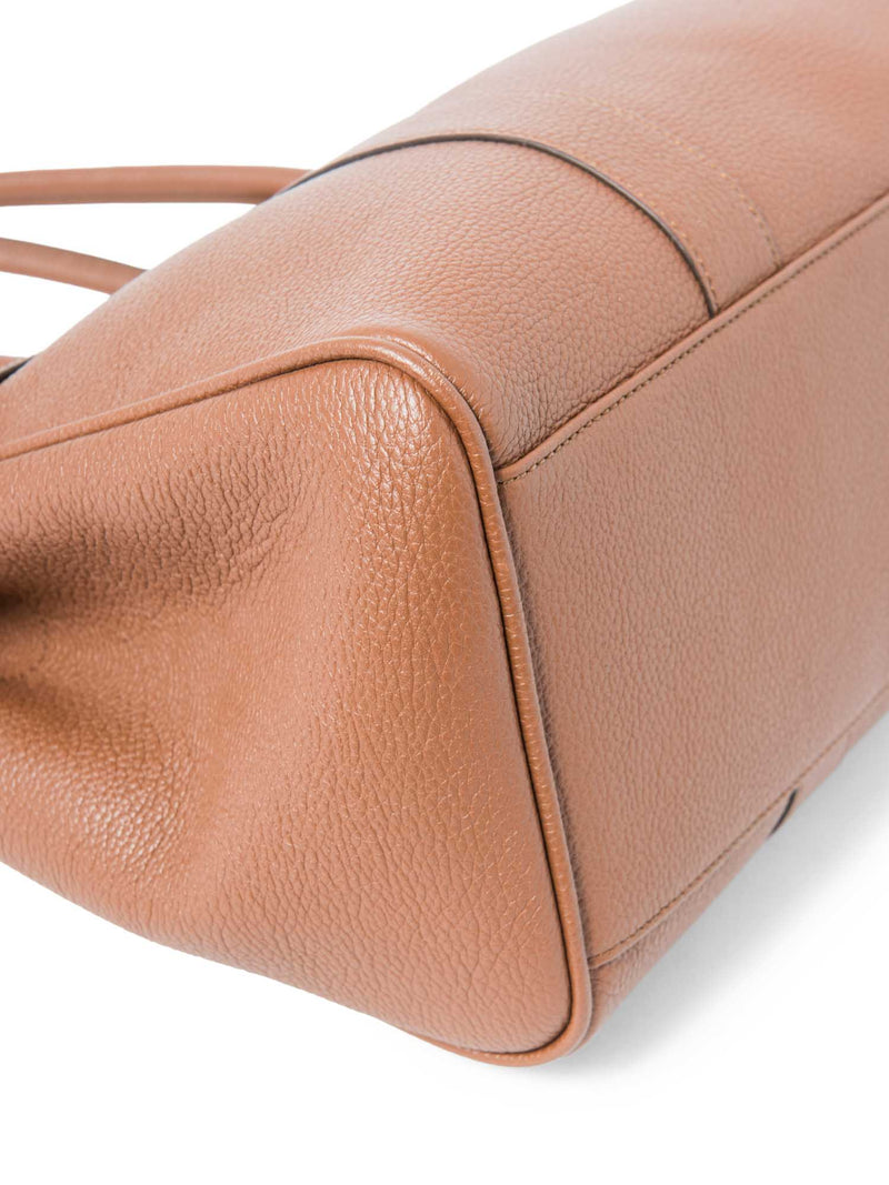 Mulberry Leather Top Handle Bayswater Bag Brown-designer resale
