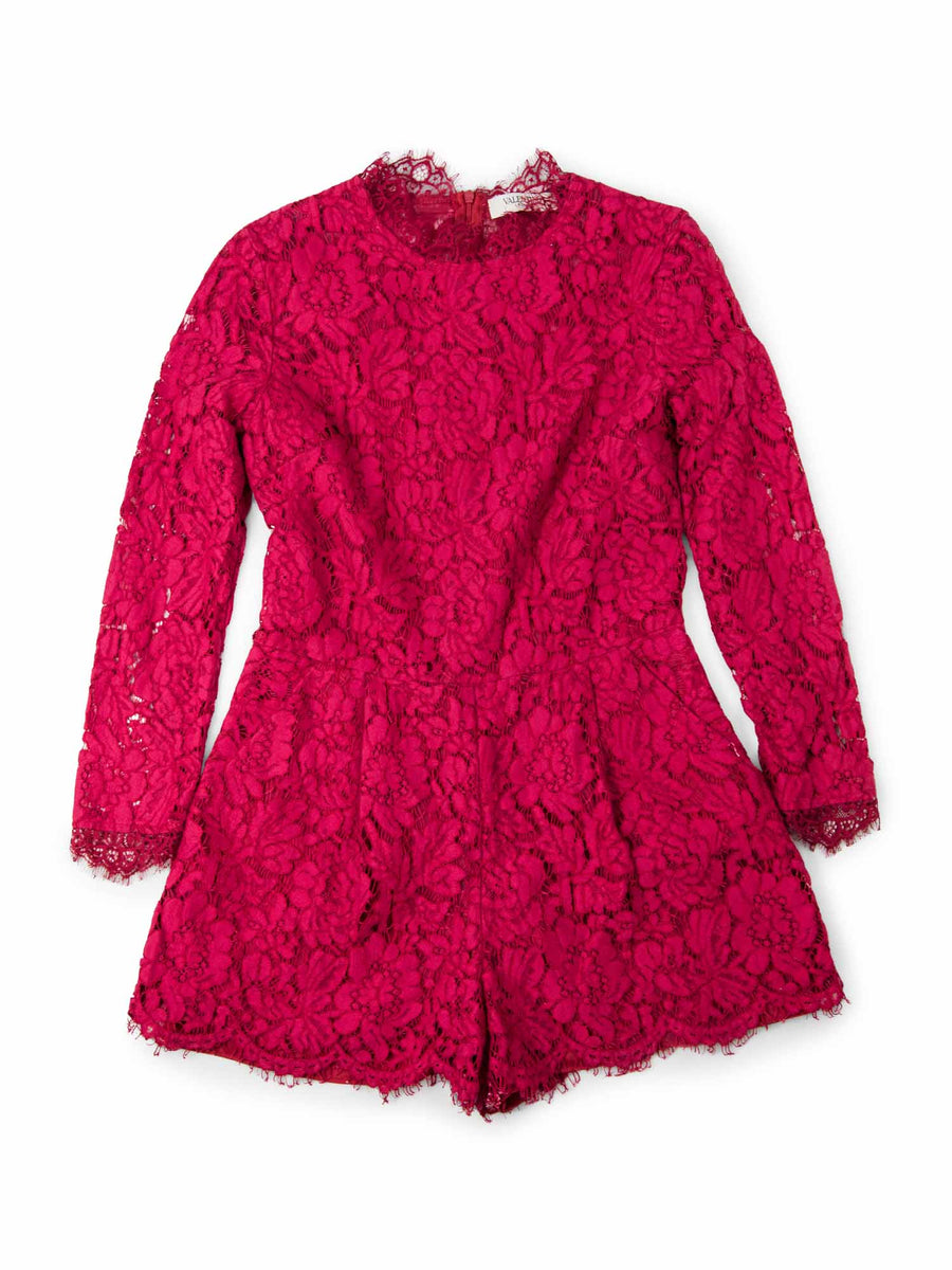 RED VALENTINO　ジャケット　カットレース刺繍　コットンsize44 RED VALENTINO - RED VALENTINO ジャケット カットレース刺繍