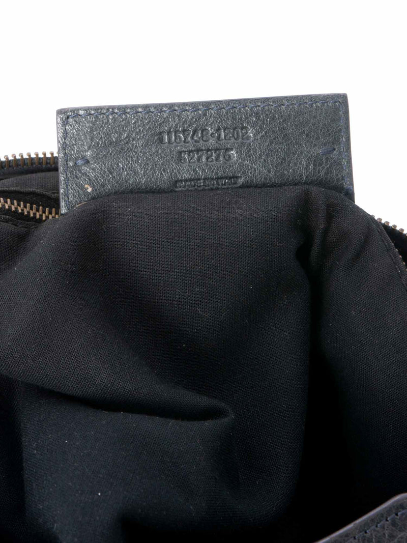 Balenciaga Leather Classic Hardware City Bag Grey-designer resale