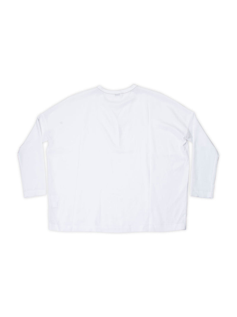 Brunello Cucinelli Monili Silk Oversized Shirt White-designer resale