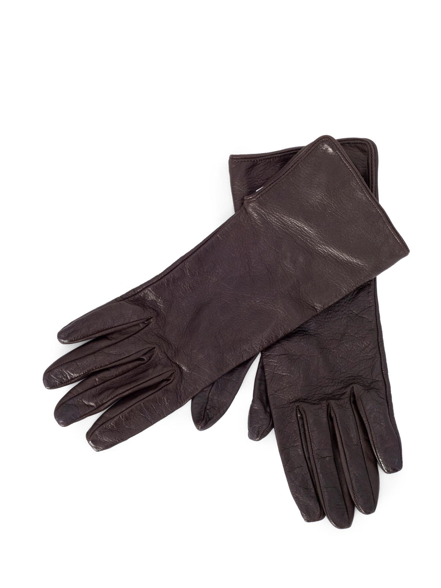 Burberry gloves brown hotsell
