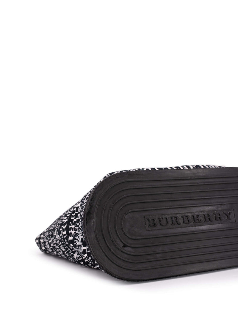 Burberry Logo Large Shopper Bag Black-designer resale