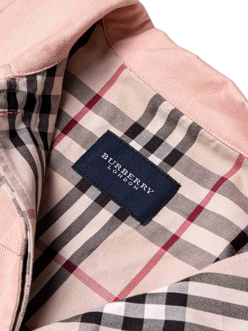 Burberry Nova Check Corduroy Jacket Pink-designer resale