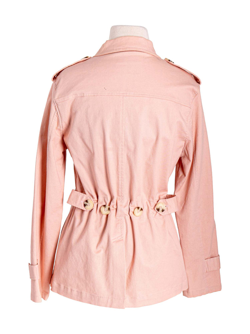 Burberry Nova Check Corduroy Jacket Pink-designer resale