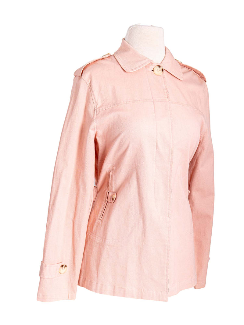 Burberry Nova Check Corduroy Jacket Pink-designer resale