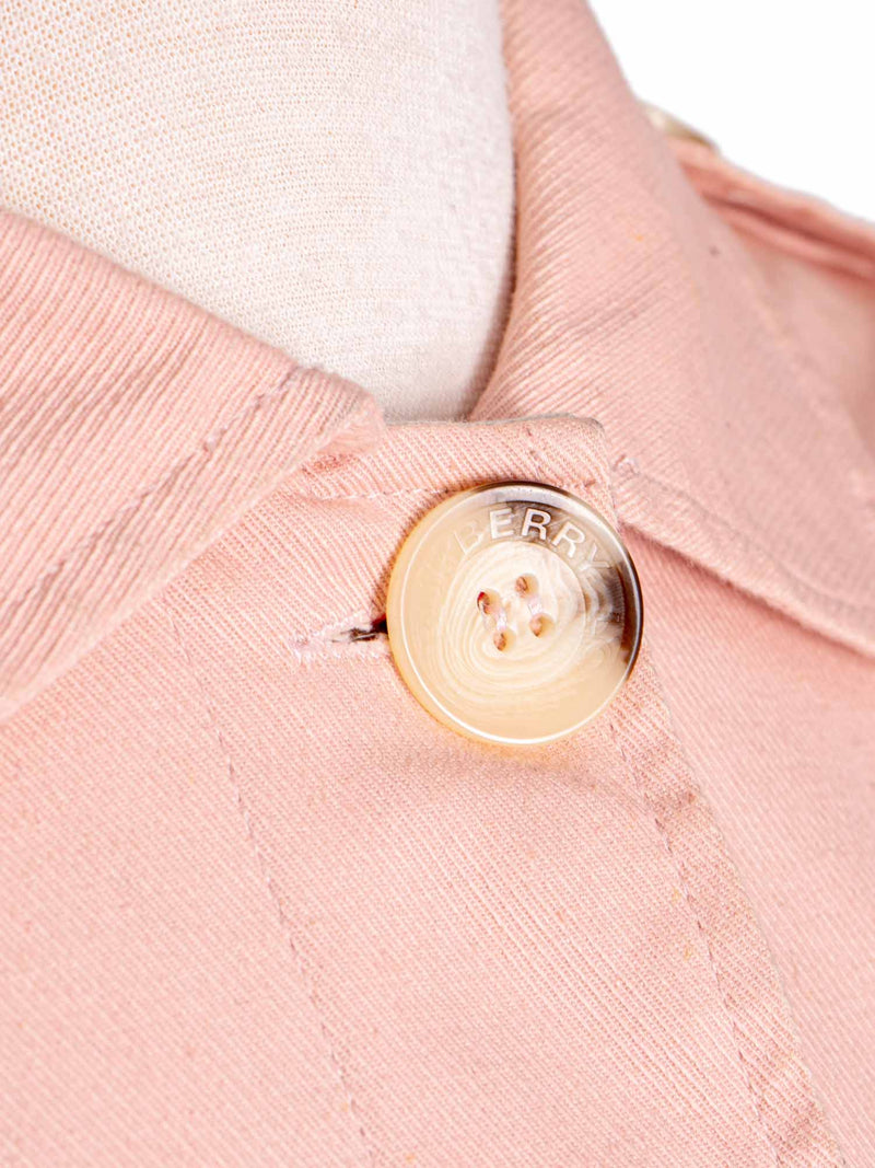 Burberry Nova Check Corduroy Jacket Pink-designer resale