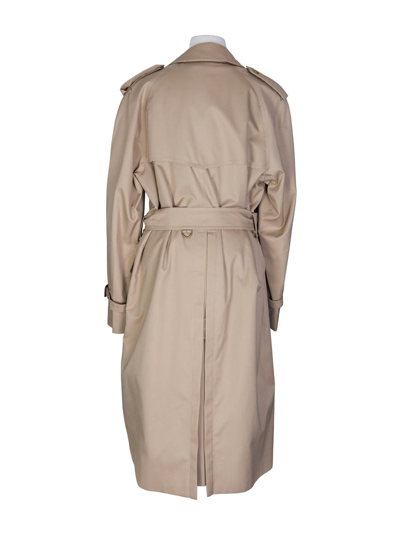 Burberry Nova Check Trench Coat Beige-designer resale
